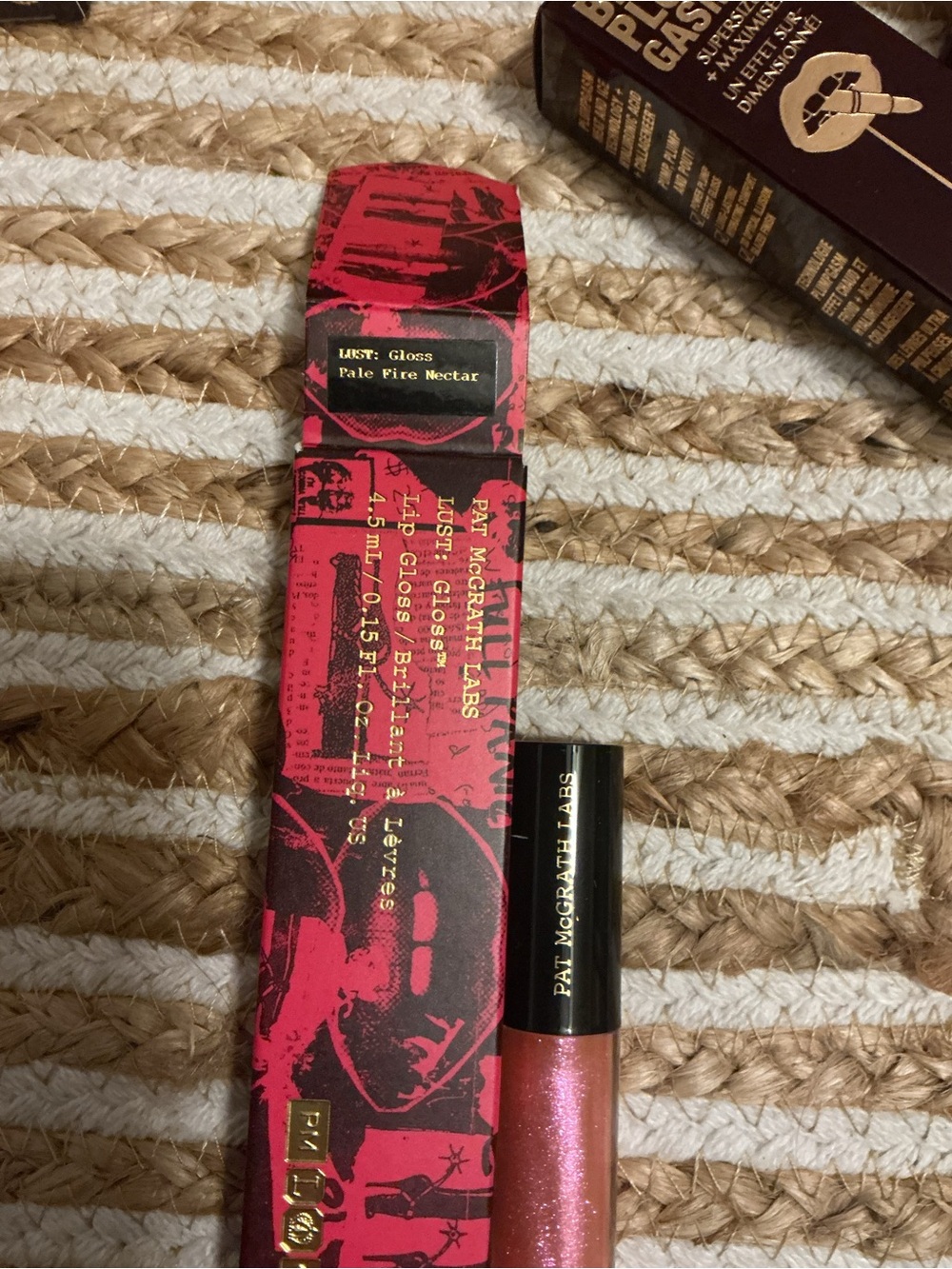 Pat McGrath Pale Fire Nectar Pink Shimmer Lip Gloss